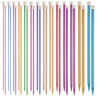 Aeelike Coloured Knitting Needles Set